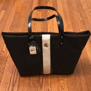 NWT Ralph Lauren Tote with Detachable zipper Pouch